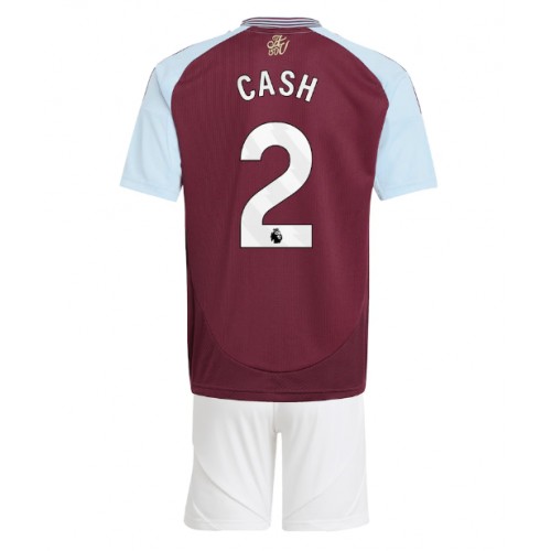 Aston Villa Matty Cash #2 Domaci Dres za djecu 2024-25 Kratak Rukav (+ Kratke hlače)